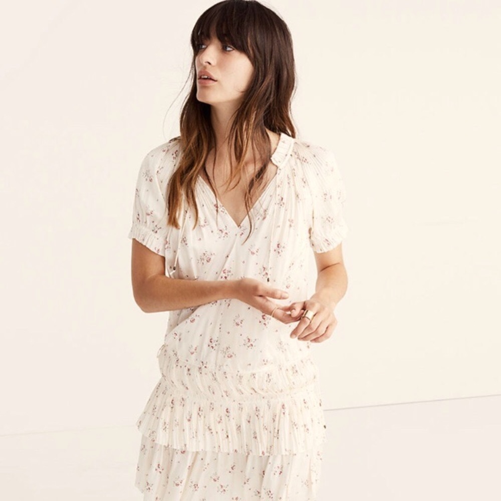 Ulla Johnson Floral Nora Mini Dress